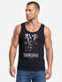 Herren Tank-Top Samurai Japan Schriftzeichen Asian Style Grafikshirt Printshir  Muskelshirt für Alltag Training  Urban Looks Neverless®preview