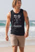 Herren Tank-Top Samurai Japan Schriftzeichen Asian Style Grafikshirt Printshir  Muskelshirt für Alltag Training  Urban Looks Neverless®preview