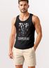 Herren Tank-Top Samurai Japan Schriftzeichen Asian Style Grafikshirt Printshir  Muskelshirt für Alltag Training  Urban Looks Neverless®preview
