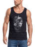 Herren Tank-Top Santa Muerte La catrina Mexican Skull Dia de los Muertos Tattoo Design Muscle Shirt Neverless®preview