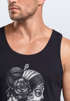 Herren Tank-Top Santa Muerte La catrina Mexican Skull Dia de los Muertos Tattoo Design Muscle Shirt Neverless®preview
