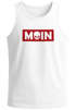 Herren Tank-Top Schriftzug Moin Skull Totenkopf Aufdruck Print Parodie Muskelshirt Neverless®preview