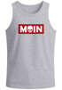 Herren Tank-Top Schriftzug Moin Skull Totenkopf Aufdruck Print Parodie Muskelshirt Neverless®preview