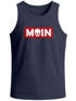 Herren Tank-Top Schriftzug Moin Skull Totenkopf Aufdruck Print Parodie Muskelshirt Neverless®preview