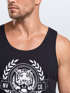 Herren Tank-Top Schriftzug Oldschool Print Tiger Bedruck Muskelshirt Muscle Shirt Neverless®preview