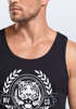 Herren Tank-Top Schriftzug Oldschool Print Tiger Bedruck Muskelshirt Muscle Shirt Neverless®preview
