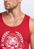 Herren Tank-Top Schriftzug Oldschool Print Tiger Bedruck Muskelshirt Muscle Shirt Neverless®preview