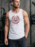 Herren Tank-Top Schriftzug Oldschool Print Tiger Bedruck Muskelshirt Muscle Shirt Neverless®preview