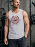 Herren Tank-Top Schriftzug Oldschool Print Tiger Bedruck Muskelshirt Muscle Shirt Neverless®preview