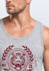 Herren Tank-Top Schriftzug Oldschool Print Tiger Bedruck Muskelshirt Muscle Shirt Neverless®preview