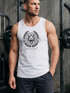 Herren Tank-Top Schriftzug Oldschool Print Tiger Bedruck Muskelshirt Muscle Shirt Neverless®preview