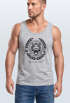 Herren Tank-Top Schriftzug Oldschool Print Tiger Bedruck Muskelshirt Muscle Shirt Neverless®preview