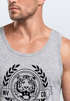 Herren Tank-Top Schriftzug Oldschool Print Tiger Bedruck Muskelshirt Muscle Shirt Neverless®preview
