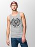 Herren Tank-Top Schriftzug Oldschool Print Tiger Bedruck Muskelshirt Muscle Shirt Neverless®preview