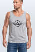 Herren Tank-Top Shirt Airforce Symbol Stern Army Military Aufdruck Emblem Muskelshirt Muscle Shirt Neverless®preview