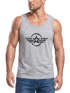 Herren Tank-Top Shirt Airforce Symbol Stern Army Military Aufdruck Emblem Muskelshirt Muscle Shirt Neverless®preview