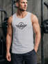 Herren Tank-Top Shirt Airforce Symbol Stern Army Military Aufdruck Emblem Muskelshirt Muscle Shirt Neverless®preview