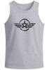 Herren Tank-Top Shirt Airforce Symbol Stern Army Military Aufdruck Emblem Muskelshirt Muscle Shirt Neverless®preview