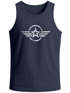 Herren Tank-Top Shirt Airforce Symbol Stern Army Military Aufdruck Emblem Muskelshirt Muscle Shirt Neverless®preview