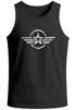 Herren Tank-Top Shirt Airforce Symbol Stern Army Military Aufdruck Emblem Muskelshirt Muscle Shirt Neverless®preview