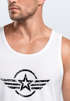 Herren Tank-Top Shirt Airforce Symbol Stern Army Military Aufdruck Emblem Muskelshirt Muscle Shirt Neverless®preview