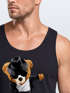 Herren Tank-Top Shirt Jackson Bear Parodie Bear it! Teddy Bär Musik Print Aufdruck Muskelshirt Neverless®preview