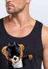 Herren Tank-Top Shirt Jackson Bear Parodie Bear it! Teddy Bär Musik Print Aufdruck Muskelshirt Neverless®preview