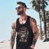 Herren Tank-Top Shirt Moin Schriftzug Gorilla Musik Aufdruck Brustprint Printshirt Sommer Muskelshirt Neverless®preview