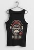 Herren Tank-Top Shirt Moin Schriftzug Gorilla Musik Aufdruck Brustprint Printshirt Sommer Muskelshirt Neverless®preview