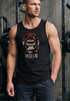 Herren Tank-Top Shirt Moin Schriftzug Gorilla Musik Aufdruck Brustprint Printshirt Sommer Muskelshirt Neverless®preview