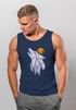 Herren Tank-Top Shirt Polygon Print Wolf Wald Outdoor Adventure Natur Tiermotiv  Muskelshirt Neverless®preview