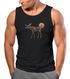 Herren Tank-Top Shirt Printshirt mit Aufdruck Polygon Elch Outdoor Motive Wandern Natur Wald Muskelshirt Neverless®preview