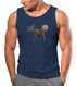 Herren Tank-Top Shirt Printshirt mit Aufdruck Polygon Elch Outdoor Motive Wandern Natur Wald Muskelshirt Neverless®preview