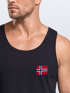 Herren Tank-Top Skandinavisches Design Flagge Norwegen Fan Shirt für Sport Alltag Reise Muskelshirt Neverless®preview