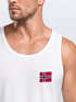 Herren Tank-Top Skandinavisches Design Flagge Norwegen Fan Shirt für Sport Alltag Reise Muskelshirt Neverless®preview