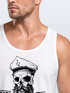 Herren Tank-Top Skull Captain Legend Totenkopf Bart Kapitän Neverless®preview