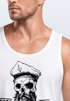 Herren Tank-Top Skull Captain Legend Totenkopf Bart Kapitän Neverless®preview