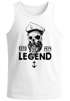 Herren Tank-Top Skull Captain Legend Totenkopf Bart Kapitän Neverless®preview