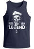 Herren Tank-Top Skull Captain Legend Totenkopf Bart Kapitän Neverless®preview