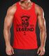 Herren Tank-Top Skull Captain Legend Totenkopf Bart Kapitän Neverless®preview