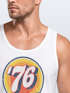 Herren Tank-Top Sommer Good Vibes 70er Jahre Retro Print Hippie Style Muskelshirt Muscle Shirt Neverless®preview