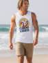 Herren Tank-Top Sommer Good Vibes 70er Jahre Retro Print Hippie Style Muskelshirt Muscle Shirt Neverless®preview