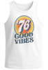 Herren Tank-Top Sommer Good Vibes 70er Jahre Retro Print Hippie Style Muskelshirt Muscle Shirt Neverless®preview