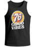 Herren Tank-Top Sommer Good Vibes 70er Jahre Retro Print Hippie Style Muskelshirt Muscle Shirt Neverless®preview