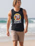 Herren Tank-Top Sommer Good Vibes 70er Jahre Retro Print Hippie Style Muskelshirt Muscle Shirt Neverless®preview
