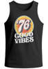 Herren Tank-Top Sommer Good Vibes 70er Jahre Retro Print Hippie Style Muskelshirt Muscle Shirt Neverless®preview