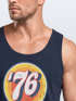 Herren Tank-Top Sommer Good Vibes 70er Jahre Retro Print Hippie Style Muskelshirt Muscle Shirt Neverless®preview
