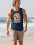 Herren Tank-Top Sommer Good Vibes 70er Jahre Retro Print Hippie Style Muskelshirt Muscle Shirt Neverless®preview