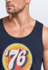 Herren Tank-Top Sommer Good Vibes 70er Jahre Retro Print Hippie Style Muskelshirt Muscle Shirt Neverless®preview