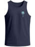 Herren Tank-Top Sommer Shirt mit Brustlogo Palme Aufdruck Fashion Surfen Muskelshirt Neverless®preview